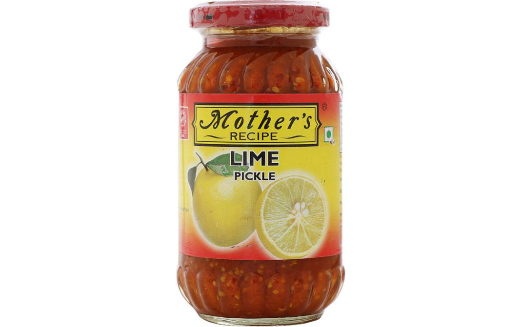 Mother's Recipe Lime Pickle  Glass Jar  300 grams